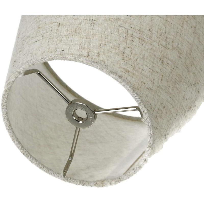 Off-White Linen Empire Lamp Shade, 9" Width