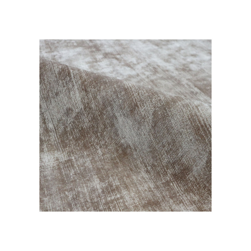Tapis couleur lin en soie tissé à la main Lux, Tapis de couloir 2 pi 6 po x 9 pi 