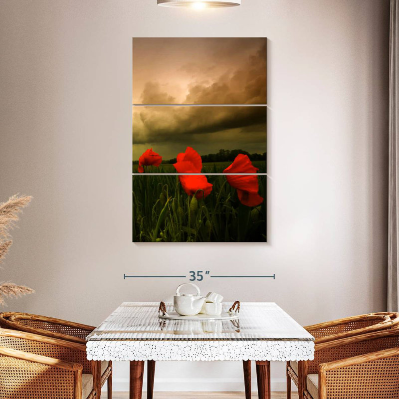 Stormy Cloud Poppies