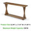 160cm Solid Wood Console Table