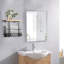 Porte-serviettes mural en bois