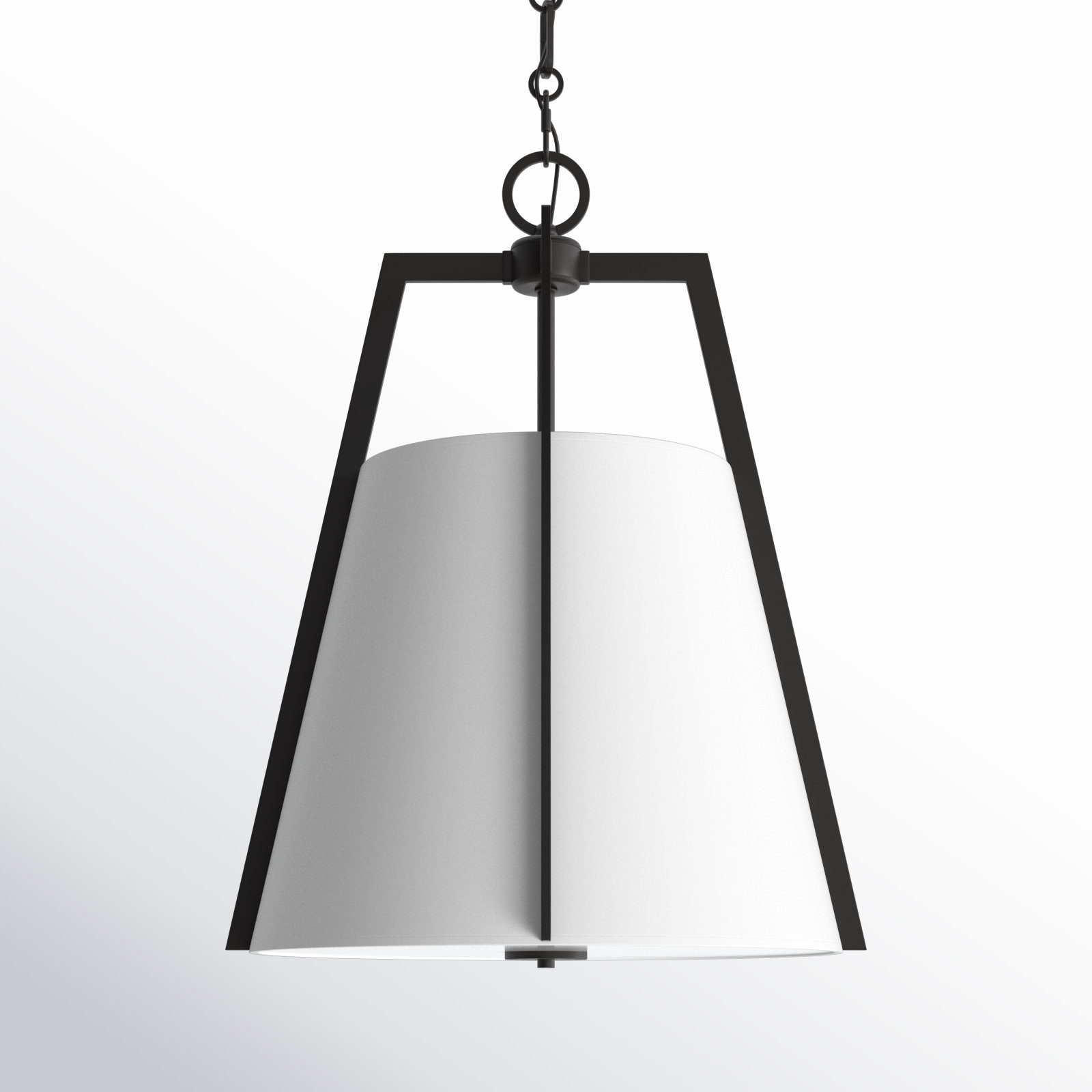 Joy 3 Light Dimmable Pendant, Black