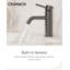 Robinet de lavabo de salle de bain à poignée simple Angelsey-120285925