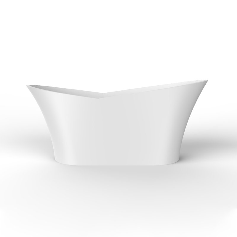 Nessa 67'' x 31.5'' Soaking Acrylic Bathtub