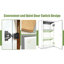 Armoire murale en bois blanc avec 1 porte, 2 tablettes, fermeture en douceur et assemblage facile pour le garage de bureau de l 21 po x P 30 po avec tablettes réglables, portes à fermeture silencieuse, installation à déclic