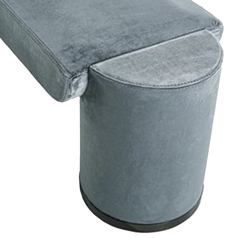 Simple long banc rembourré magasin de vêtements de repos, H 17,72 po x l 70,87 po x P 15,75 po