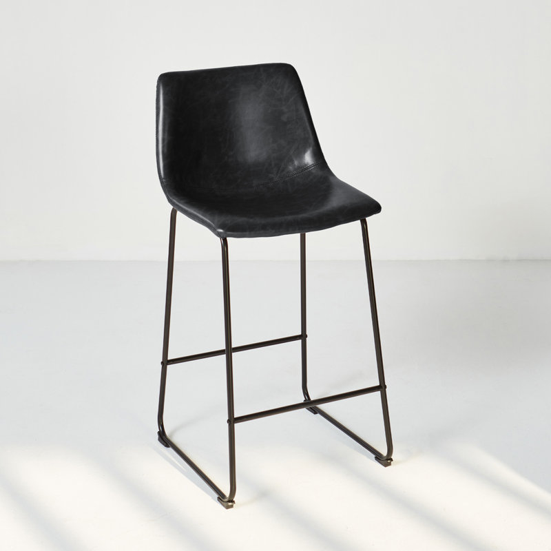 Scher Dining Chairs, Counter Stool & Bar Stools, Counter Stool (26" Seat Height), Black