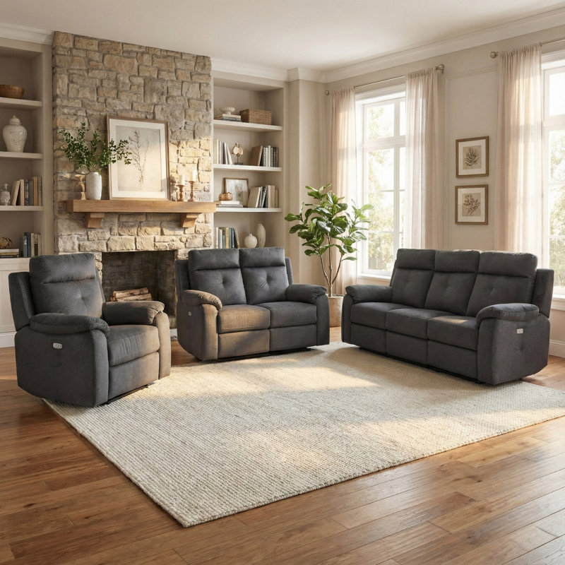 3 Seater Electric - Anthracite