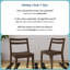 Chaise d'appoint en bois massif à lattes Brevard-529457718