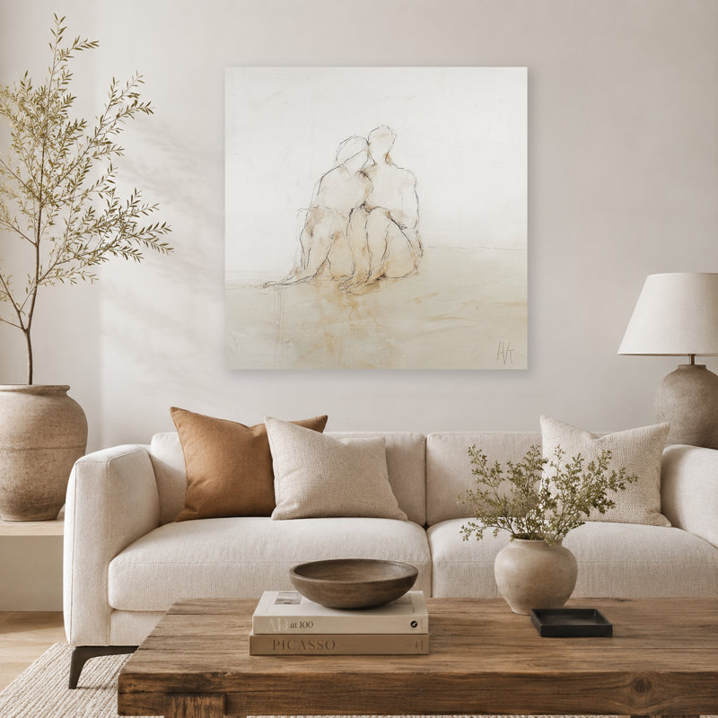 Quiet Together Wrapped Canvas Wall Art, 40"W x 40"H x 1.5"D