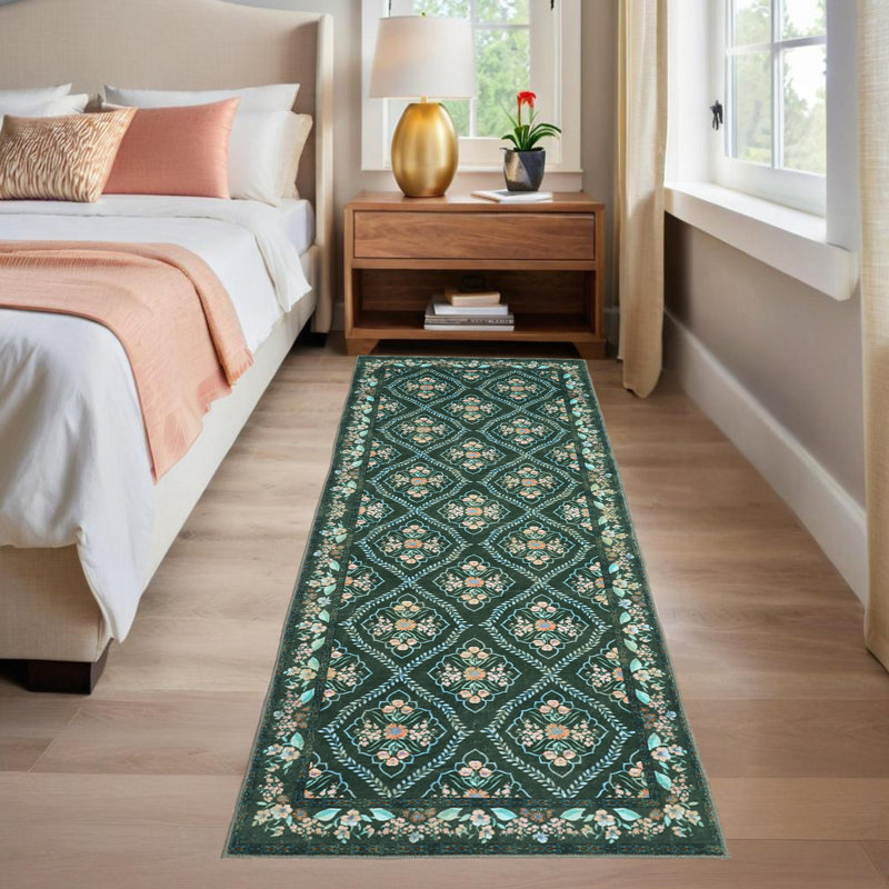Tapis rétro délavé antidérapant lavable à la machine - à poils courts, ne perdant pas ses poils pour chambre à coucher, salon, dortoir - 9 x 12 pi (274 x 366 cm), couleur noire, spécifications américaines