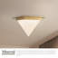Mineral 11-in Brass Flush Mount-66689123-66689126