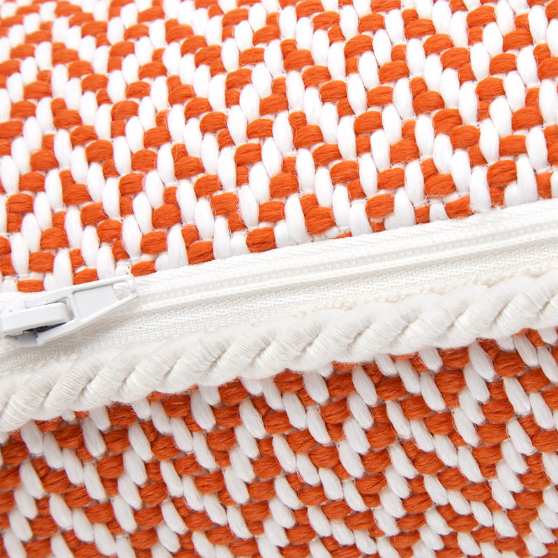 MARINA Pillow Cover & Insert, Square 18", Orange