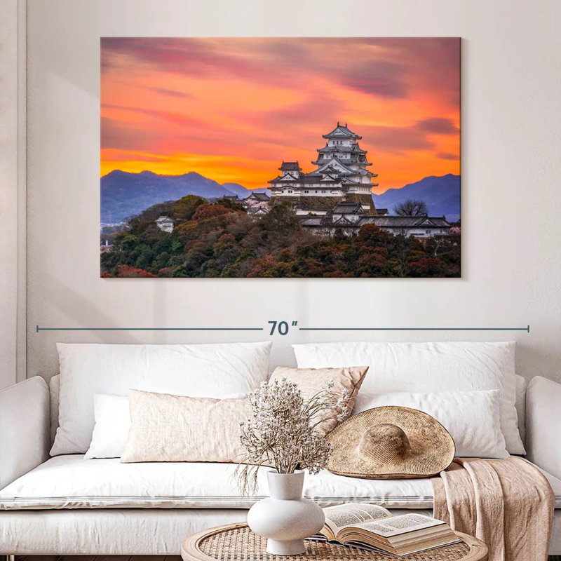 Lilie Himeji Castle Dawn, H 34 po x l 51 po