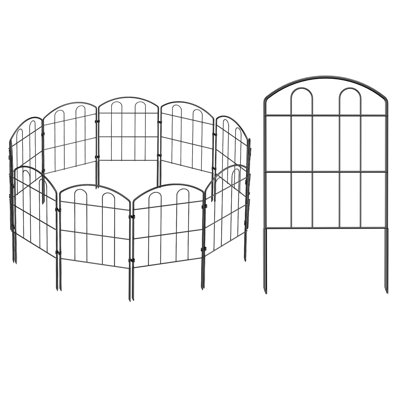 24'' H x 13'' W Metal Fencing