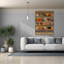 «Multicolored Tapisserie 1» par Chariklia Zarris, art mural sur toile-488418115