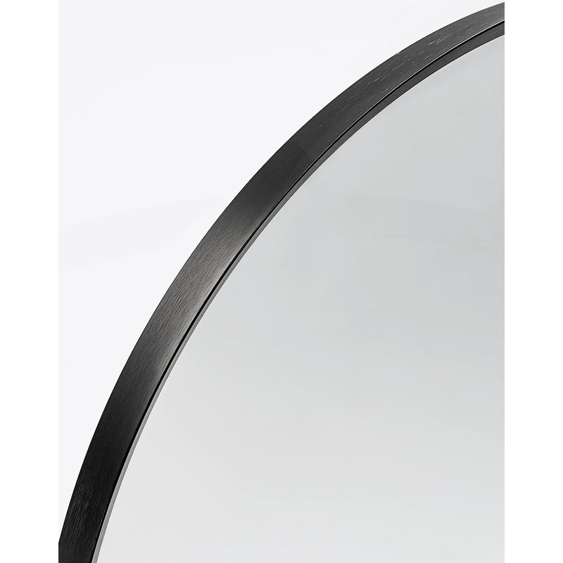Miroir en métal, Noir