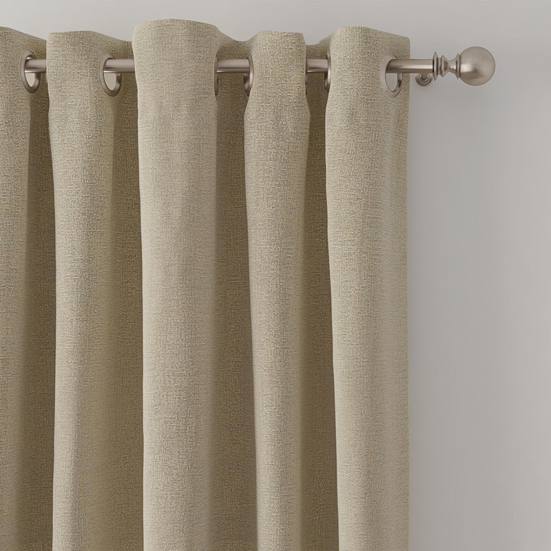 Rideau en polyester, Beige