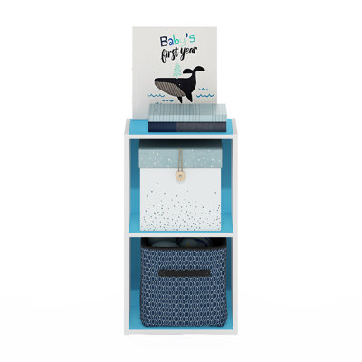Heintje 2-Tier Open Shelf Bookcase