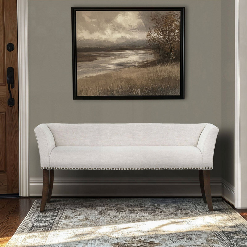 Banc rembourré, Cream