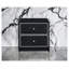 Table d'appoint moderne avec tiroirs de rangement Jabir