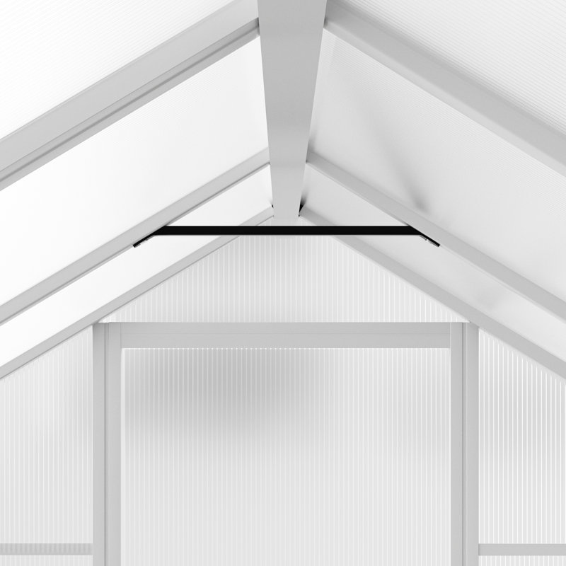 Serre 6 x 12 pi en blanc