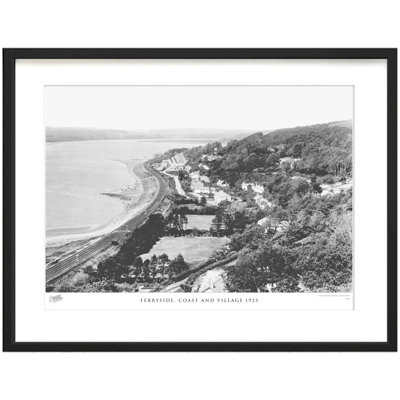 Ferryside, Coast And Village 1925 by Francis Frith - Single Picture Frame Print