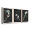 Orchidée sur ardoise I - ensemble de 3 peintures sur toile encadrées-246507834-246507833