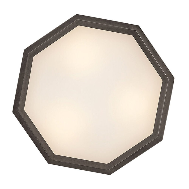 Facet 3 - Light Flush Mount, Black Oxide