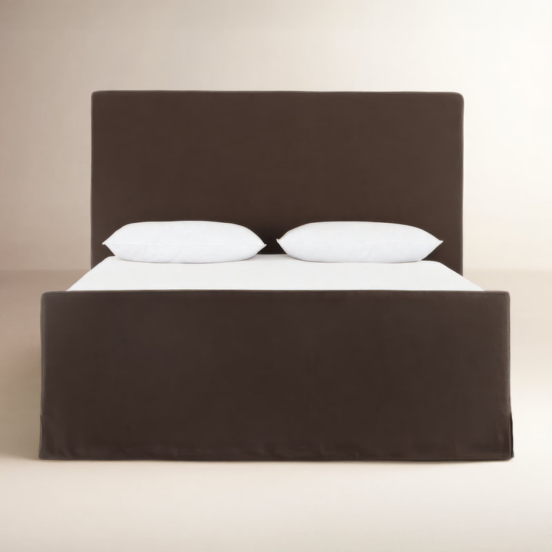 Daphne Upholstered Bed, Queen, Brussels Pine