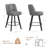 Malling 26" H Upholstered Swivel Stool-105325421-104561638