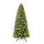 Arbre de Noël 6 pi avec 1032 pointes et 300 lumières DEL blanc chaud - branches mixtes en PVC + PE, structure à charnières, support en métal pour un soutien solide-1997367899-1997367889