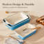 Ensemble de 3 moules à pâtisserie en céramique bleue convenant aux fours, aux moules en argile, aux moules rectangulaires en céramique et aux larges assiettes à nouilles-122003284
