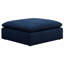 Repose-pieds modulaire carré à recouvrement de 44 po Collection Sunset Trading Contemporary Puff | Tissu performance lavable résistant à l'eau | Résistant aux taches | Repose-pieds surdimensionné pour grand duvet | Bleu marine-72485982