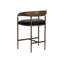 ZANATTA BARSTOOL - CHARCOAL BLACK LEATHER-1745634575-1745634569