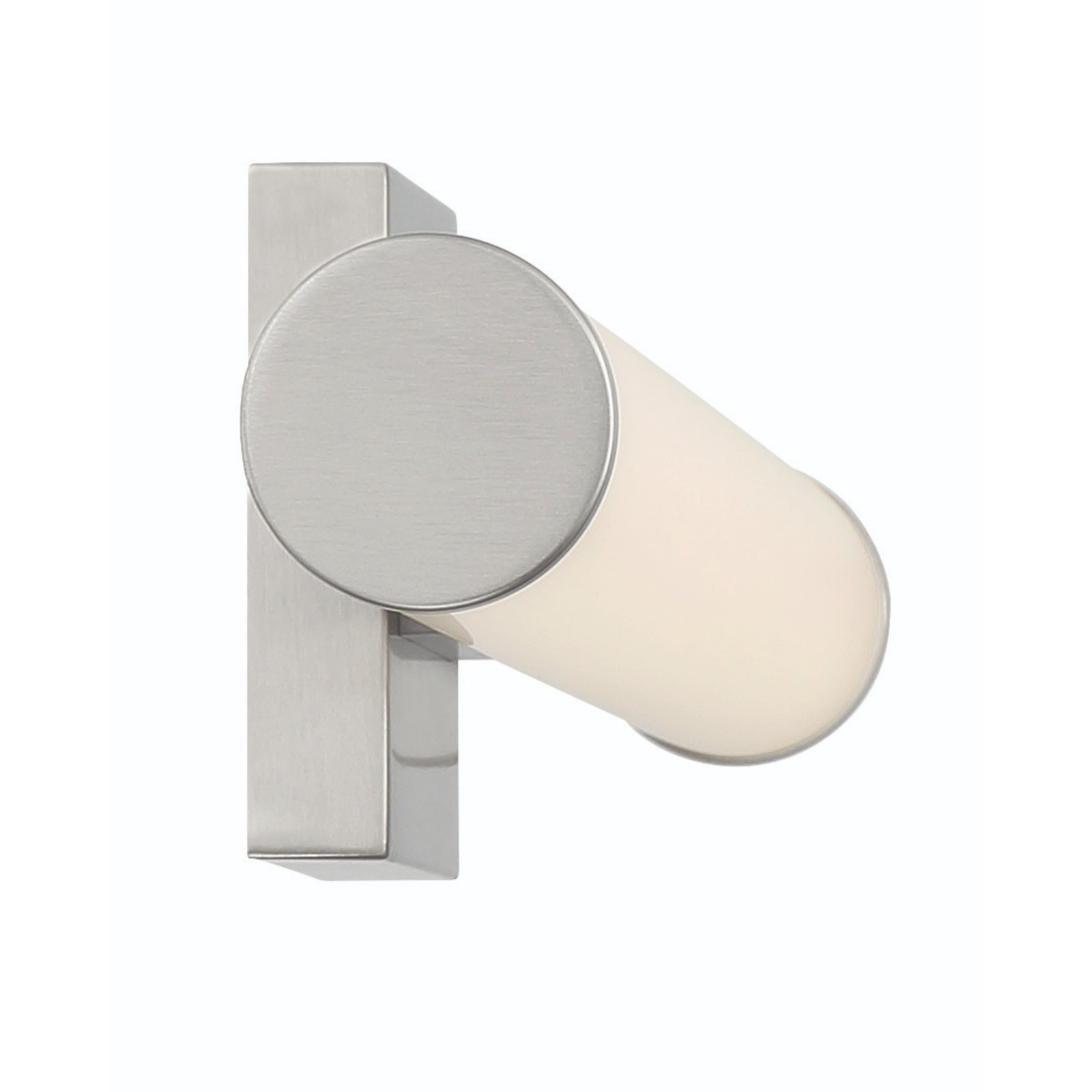 Stepridge Single Light Vanity Light, Brushed Nickel, 2.5'' H x 24'' W x 2.5'' D