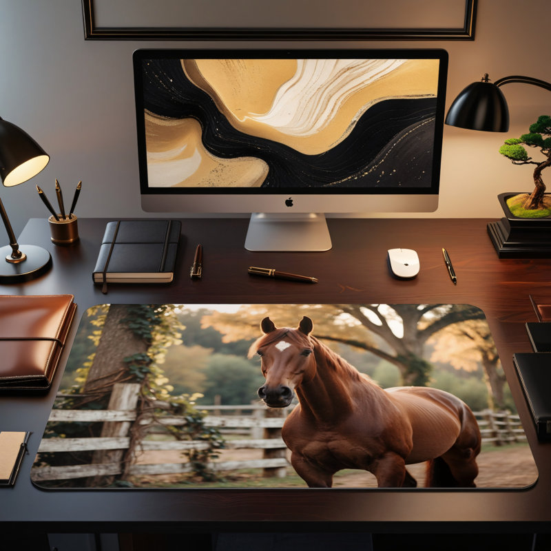 Polyester Desk Pad, 23.6x13.8