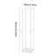 VEVOR 60cm High Acrylic Wedding Flower Stand Floral Display Racks