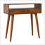 Console courbée courbée en bois massif-1035307548
