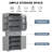 Grey Bathroom Cabinetry - Spacious, 1 Adjustable Shelf, Tipping Cabinet In Finish, Multiple Compartments-533804190
