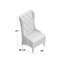 Chaise parsons Carolen revêtue de lin taupe