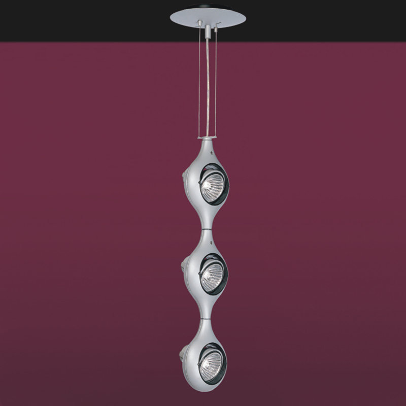 Space 3 - Light Unique / Statement Tiered Pendant