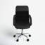  Mid-Back Black Leather Soft and Mesh Swivel Task Office Chair