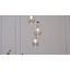 Luminaires suspendus Raindrop pour îlot de cuisine Luminaires suspendus en forme de goutte d'eau en verre transparent pour salle à manger, porche, couloir, salon-104429206