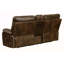 Causeuse inclinable brune