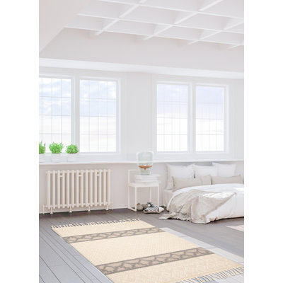 Tapis crème Sienna 5 pi 3 po x 7 pi 7 po