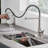 Bolden CASAINC 1.8 GPM Britt Commercial Style Pull Down Single Handle Kitchen Faucet-93965546