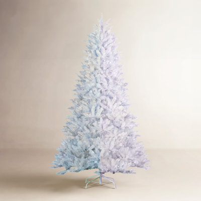 Kaireece White 7.5' Pre-Lit Pine Christmas Tree