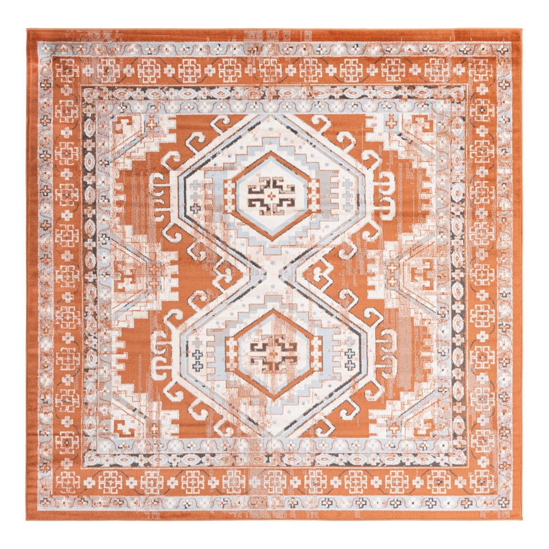 Filey Oriental Indoor Rug, Square 4'1"