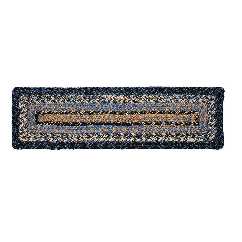 Tapis Fredrich, Bleu/noir/beige